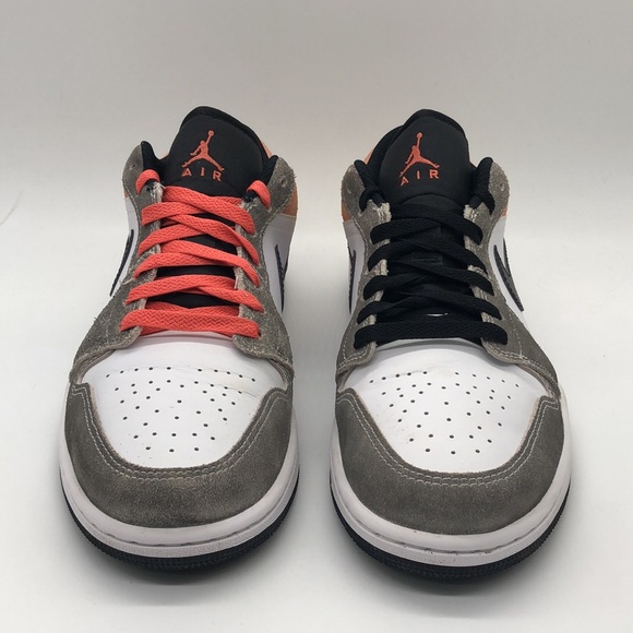 USED Men’s Nike Air Jordan 1 Low SE 'Flight Club' Black Ember DX4334-008 No Box - Picture 3 of 7